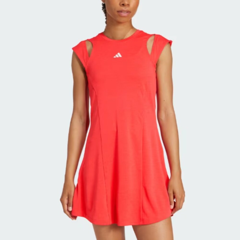 adidas // red Tennis Pro Climacool Dress NWT L